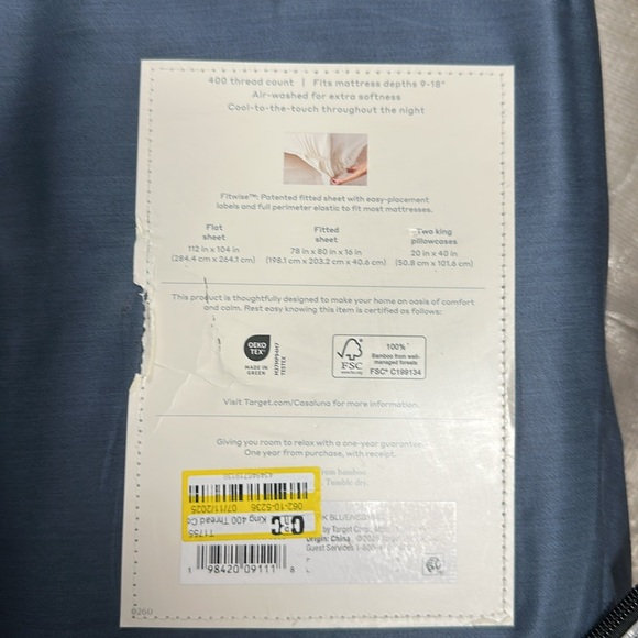 Casaluna Blissful Sheet Set - king - Picture 5 of 5